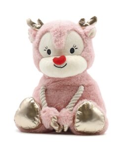 CROCI ZOE PLUCHE RENDIER ROZE / GOUD