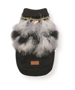 CROCI HONDENTRUI MET VEREN ZWART / WIT