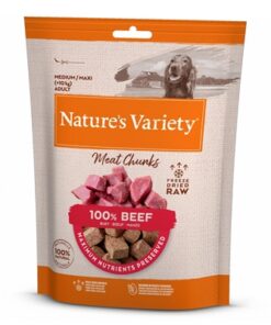 NATURES VARIETY FREEZE DRIED CHUNKS BEEF