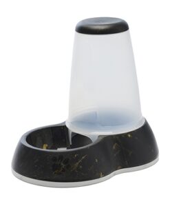 SAVIC VOERDISPENCER LOOP MARBLE ZWART / GOUD