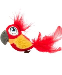 FOFOS PAPEGAAI MET GELUID EN CATNIP BALLEN