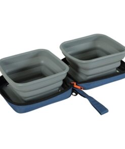 ZOLUX BVK 2IN1 OPVOUWBARE VOERBAK EN DRINKBAK BLAUW