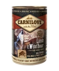CARNILOVE DOG BLIK LAM / WILD ZWIJN