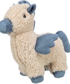 TRIXIE BE ECO PEGASUS GERECYCLED PLUCHE WIT / BLAUW