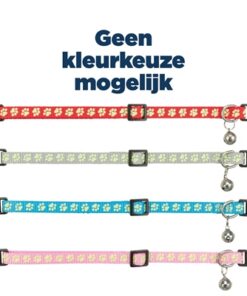 TRIXIE HALSBAND KAT FLUORISEREND ASSORTI