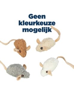 TRIXIE MUIS MET CATNIP PLUCHE ASSORTI