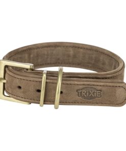 TRIXIE HALSBAND HOND PURE LEER BRUIN