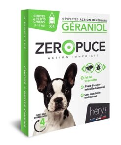HERY ZEROPUCE VLOOIENDRUPPELS HOND GERANIOL ZONDER CHEMICALIEN