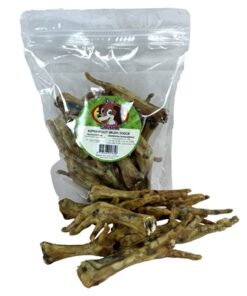 PETSNACK KIPPENPOTEN GEROOKT BRUIN