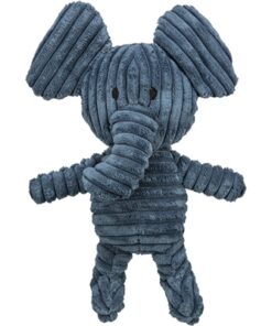 TRIXIE OLFIANT RIBSTOF PLUCHE DONKERGRIJS