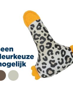 TRIXIE EEND PLUCHE PANTERPRINT MET KATTENKRUID / CATNIP ASSORTI