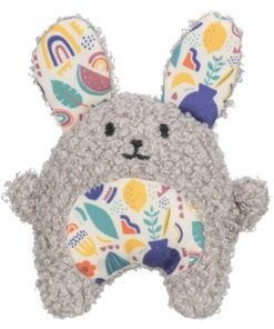 TRIXIE KONIJN PLUCHE MET KATTENKRUID / CATNIP GRIJS