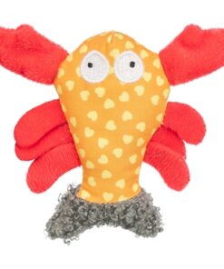 TRIXIE KREEFT STOF / PLUCHE MET KATTENKRUID / CATNIP ORANJE