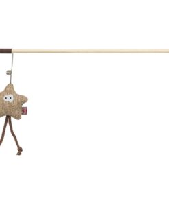 TRIXIE KATTENHENGEL STER HOUT / PLUCHE MET KATTENKRUID / CATNIP