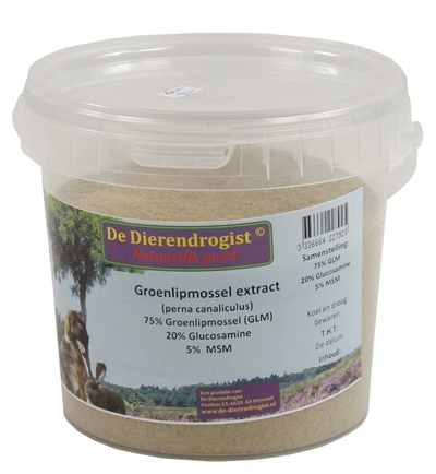 DIERENDROGIST GLM MSM GLUCOSAMINE ONTSTEKINGSREMMEND