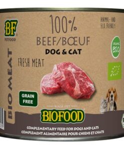 BIOFOOD ORGANIC KAT 100% RUND BLIK