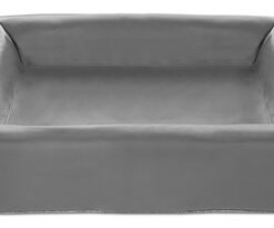 BIA BED KUNSTLEER HOES HONDENMAND GRIJS