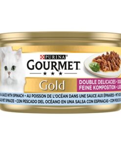 GOURMET GOLD LUXE MIX ZEEVIS IN SAUS MET SPINAZIE