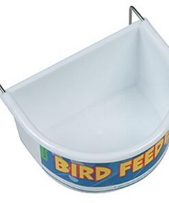 HAPPY PET VOERBAK HALF ROND WIT