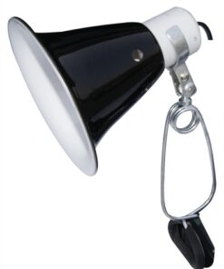 KOMODO BLACK DOME CLAMP LAMP FIXTURE