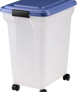 BEWAARCONTAINER LUCHTDICHT TRANSPARANT / BLAUW