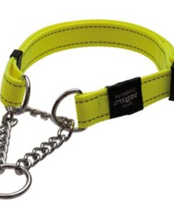 ROGZ FOR DOGS FANBELT HALFSLIP HALSBAND GEEL