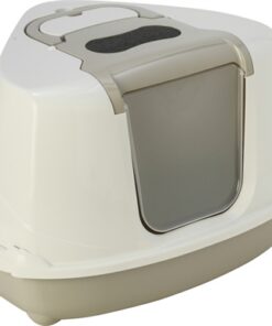 MODERNA HOEK KATTENBAK FLIP BEIGE