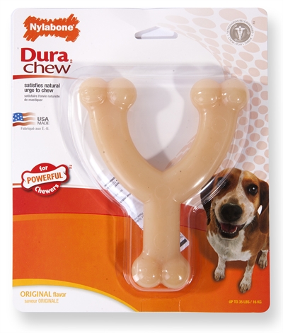 NYLABONE EXTREME CHEW WISHBONE KIPSMAAK