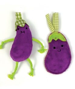HAPPY PET TABBY PATCH AUBERGINES MET CATNIP