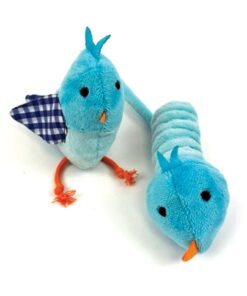 HAPPY PET TABBY PATCH VOGEL BLAUW