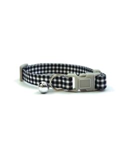 HAPPY PET TABBY PATCH HALSBAND KAT RUIT ZWART