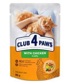 CLUB 4 PAWS PREMIUM ADULT CHICKEN IN JELLY POUCH